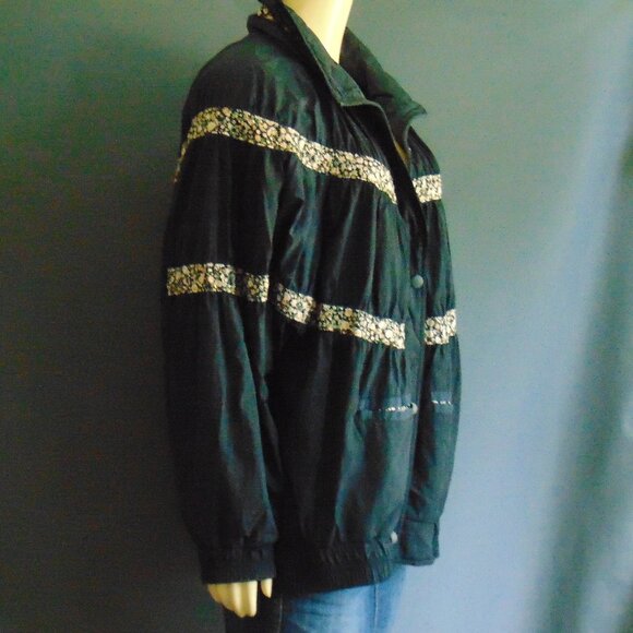 Free People We the Free Navy On My Mind Dolman Puffer Bomber Jacket L - Picture 7 of 11